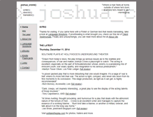 Tablet Screenshot of joshuacrone.com